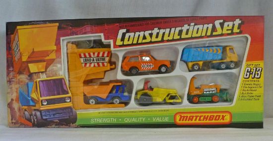 Picture of Matchbox Superfast G-13 Construction Gift Set