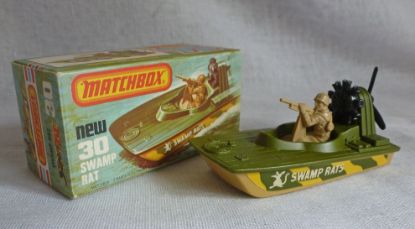 Picture of Matchbox Superfast MB30e Swamp Rat Lighter Green CT Base