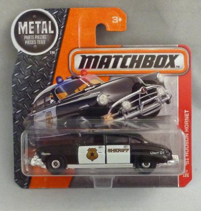 Picture of Matchbox MB57 '51 Hudson Hornet Police Car Short Card