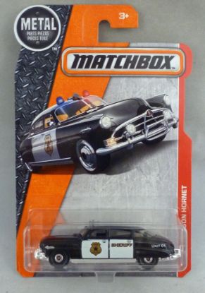 Picture of Matchbox MB57 '51 Hudson Hornet Police Car Long Card