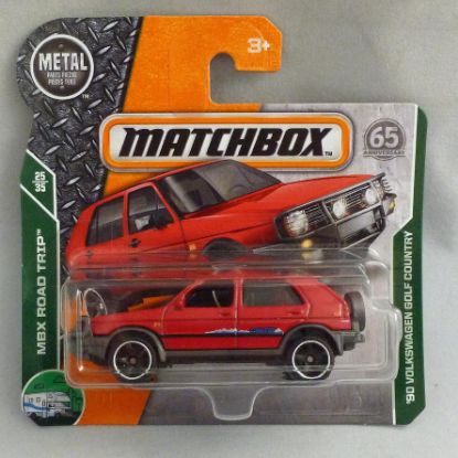 Picture of Matchbox MB99 '90 Volkswagen Golf Country Red Short Card