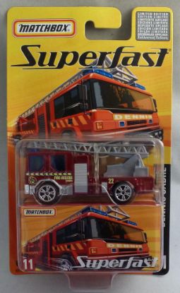 Picture of Matchbox Superfast MB11 Dennis Sabre Fire Engine Metallic Red
