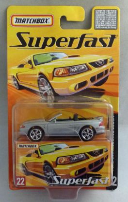Picture of Matchbox Superfast MB22 Ford SVT Mustang Cobra Silver