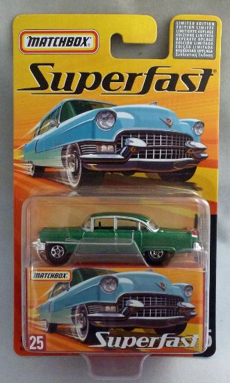 Picture of Matchbox Superfast MB25 1955 Cadillac Fleetwood Metallic Green