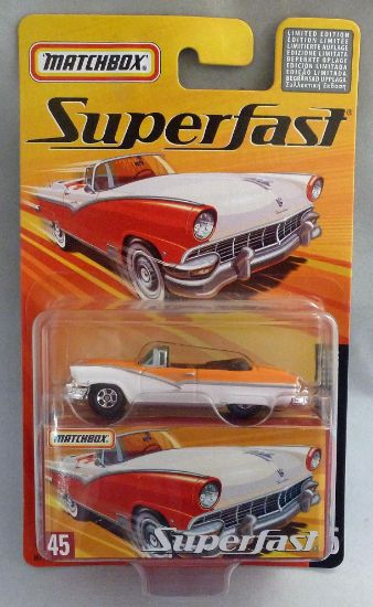 Picture of Matchbox Superfast MB45 1956 Ford Sunliner White/Orange