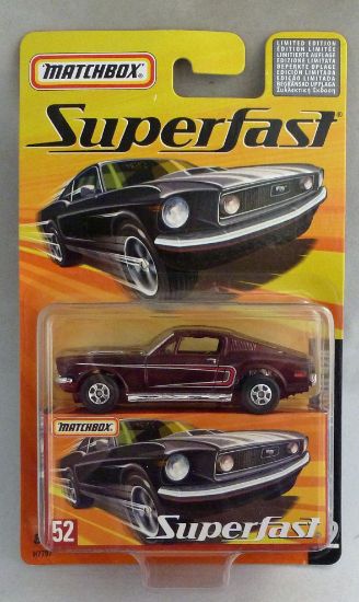 Picture of Matchbox Superfast MB52 Ford Mustang 428 Metallic Maroon 