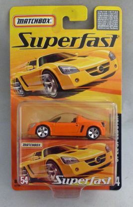 Picture of Matchbox Superfast MB54 Opel Speedster Orange