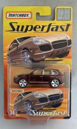 Picture of Matchbox Superfast MB74 Porsche Cayenne Turbo Metallic Maroon