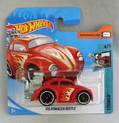 Picture of HotWheels Volkswagen Beetle Red "Tooned" 4/5