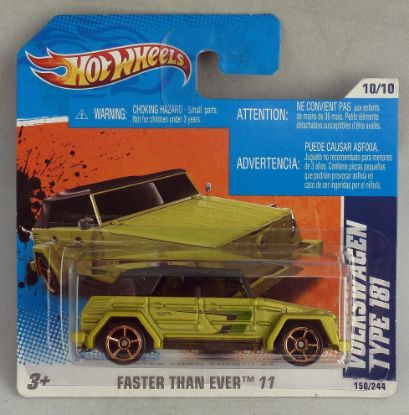Picture of HotWheels Volkswagen Type 181 Lime Green "Faster Than Ever"