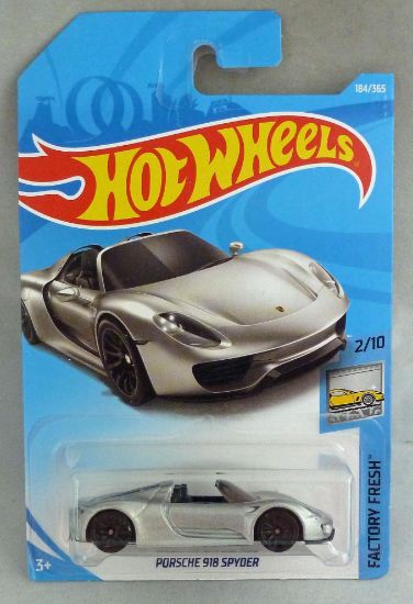 Picture of HotWheels Porsche 918 Spyder Silver "Factory Fresh" 2/10