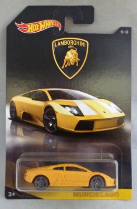 Picture of HotWheels Lamborghini Murcielago Yellow 5/8