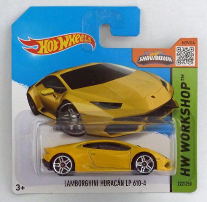 Picture of HotWheels Lamborghini Huracan LP 610-4 Yellow