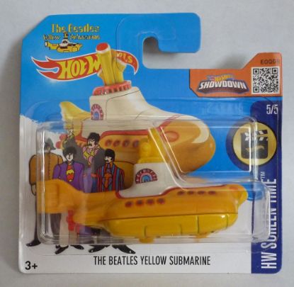 Picture of HotWheels "The Beatles" Yellow Submarine Short Card 