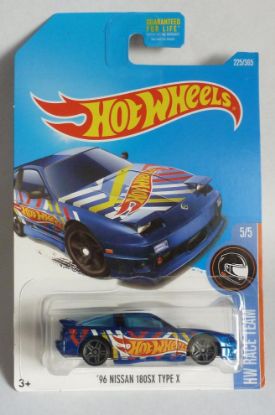 Picture of HotWheels '96 Nissan 180SX Type X Blue "HW Race Team" 5/5