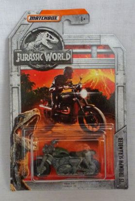 Picture of Matchbox Jurassic World '15 Triumph Scrambler Motorcycle 11/18