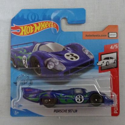 Picture of HotWheels Porsche 917 LH Blue "Porsche" 4/5