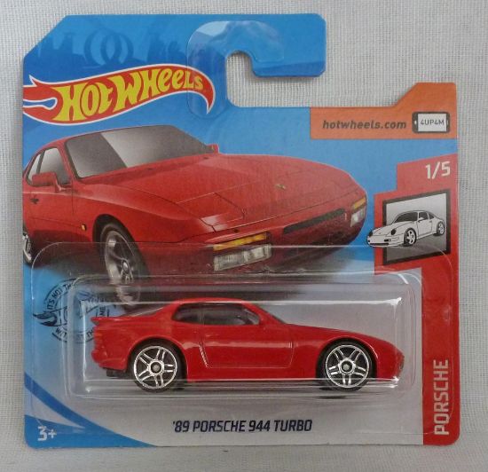 Picture of HotWheels '89 Porsche 944 Turbo Red "Porsche" 1/5