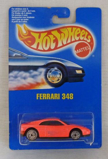 Picture of  HotWheels Blue Card Ferrari 348 Bright Pink Ultra Hot Wheels