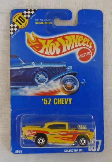 Picture of  HotWheels 157 '57 Chevy HO Wheels Blue Card