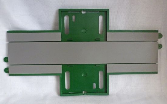 Picture of Matchbox Motorway X-4 Track Straight Section for Motor Housings Dark Grey [New]