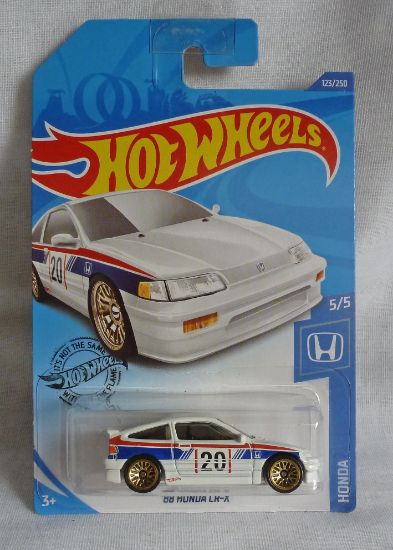 Picture of HotWheels 1985 Honda CR-X White "Honda" 5/5