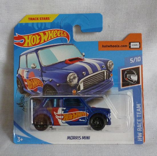 Picture of HotWheels Morris Mini Dark Blue "HotWheels" Race Team 5/10