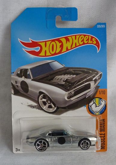 Picture of HotWheels '67 Pontiac Firebird Chrome "Muscle Mania" 1/10