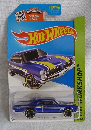 Picture of HotWheels '67 Pontiac GTO Blue HW Workshop