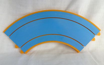 Picture of Matchbox Motorway X-3 Track Section Curved Blue/Orange [Used]