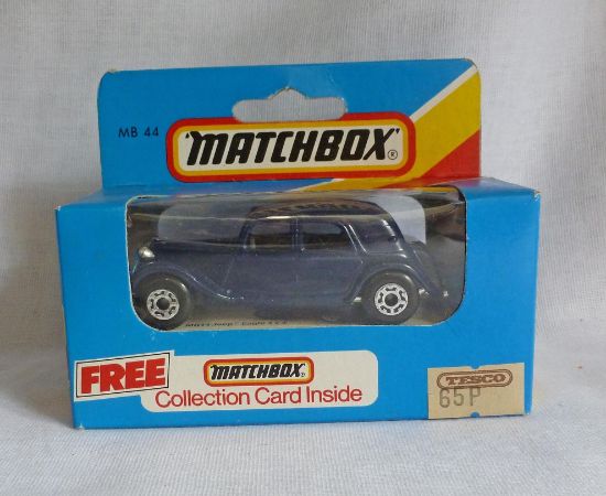 Picture of Matchbox Blue Box MB44 Citroen 15 Blue with Silver/Grey Interior 