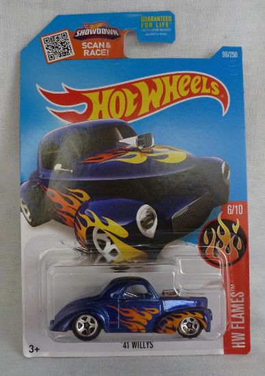 Picture of HotWheels '41 Custom Willys "HW Flames" 6/10