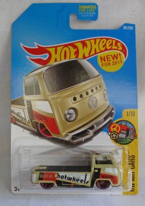 Picture of HotWheels Volkswagen T2 Pickup Sand "HW Art Cars" 1/10 Long Card