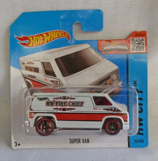 Picture of HotWheels Super Van HW Fire Chief "HW City"