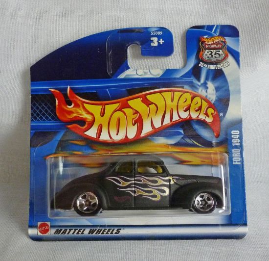 Picture of HotWheels 1940 Ford Custom Matt Black