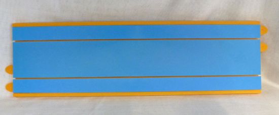 Picture of Matchbox Motorway X-2 Track Section Straight Blue/Orange [New]