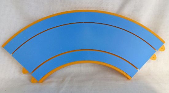 Picture of Matchbox Motorway X-3 Track Section Curved Blue/Orange [New]