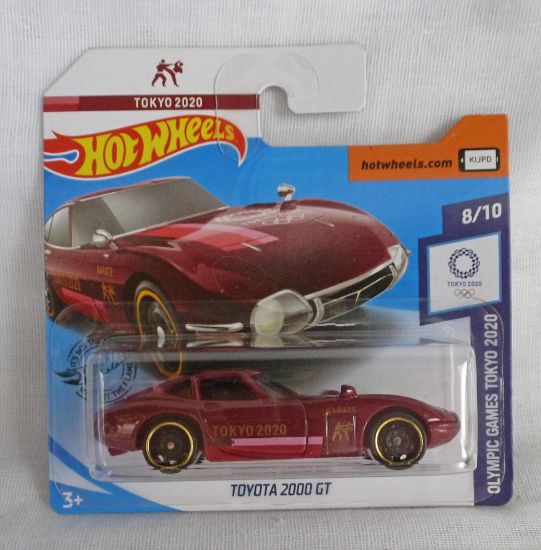 Picture of HotWheels Toyota 2000 GT Maroon Olympic Games Tokyo 2020