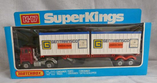 Picture of Matchbox Superkings K-17 Scammell Crusader Container Truck "Gentransco" [B]