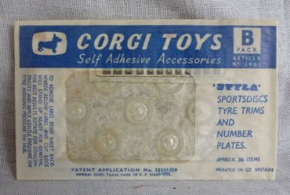 Picture of Corgi Toys 1461 B Pack Self Adhesive Accessories