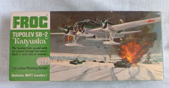 Picture of Frog Tupolev SB-2 Model Kit [CAT No.F177]