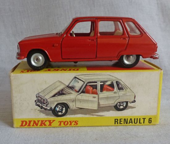 Picture of French Dinky Toys 1416 Renault 6 Red