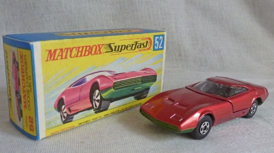 Picture of Matchbox Superfast MB52c Dodge Charger Lighter Red DG Base