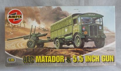 Picture of Airfix Series 1 Matador & 5.5 Gun 00 Scale Model Kit [B]