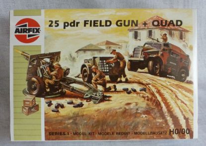 Picture of Airfix Series 1 25 Pounder Field Gun & Quad Set 01305