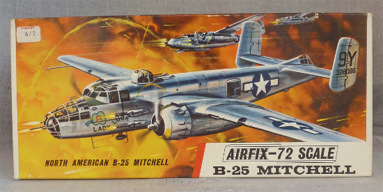 Picture of Airfix Series 4 Vintage Red Stripe Box B-25 North American Mitchell Bomber 485