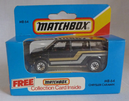 Picture of Matchbox Blue Box MB64 Chrysler Caravan Black