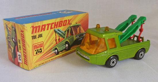 Picture of Matchbox Superfast MB74c Toe Joe Light Green 5A Wheels