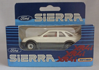 Picture of Matchbox MB55h Ford Sierra XR4i White with White Spoiler Promo Box