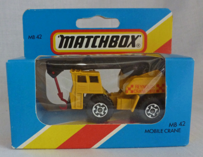 Picture of Matchbox Blue Box MB42g Mobile Crane